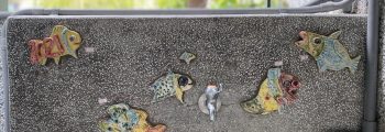 永續校園裝置藝術，第一屆畢業班陶藝作品裝置